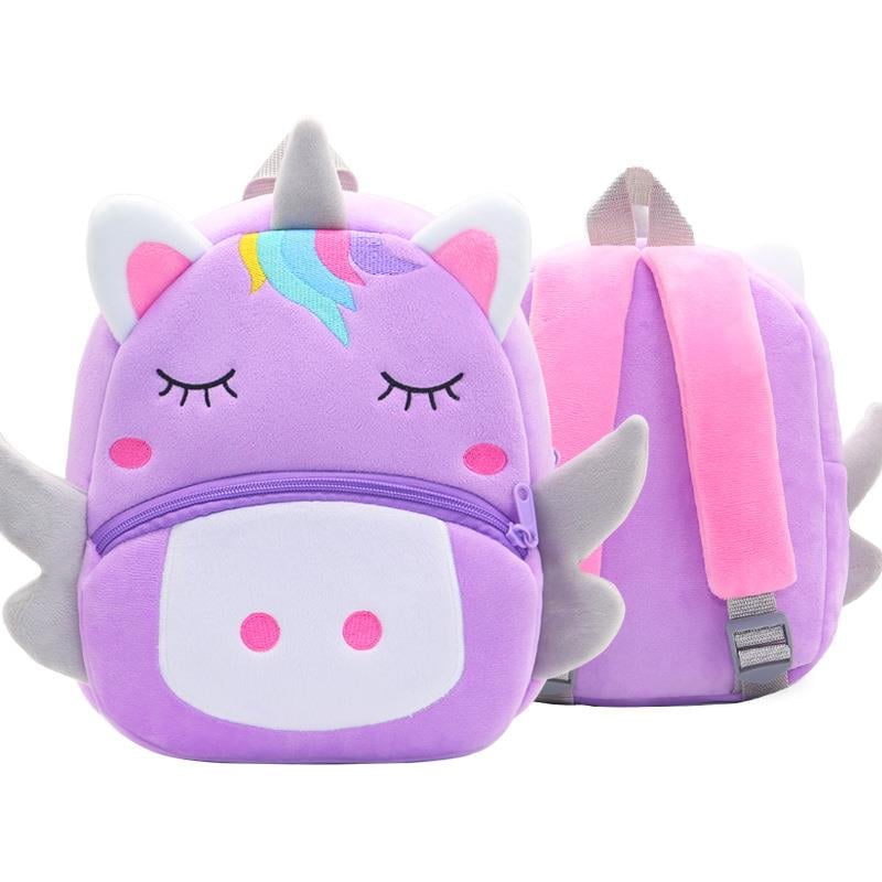 Tcherchi Unicorn Model Tasarım Peluş Anaokulu Çocuk Okul Sırt Çantası