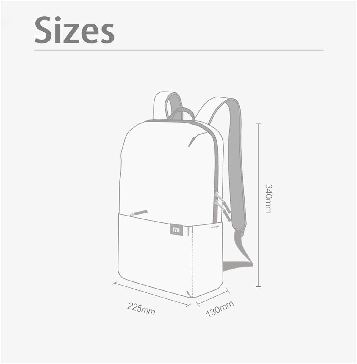 Xiaomi Renkli Küçük 10L Hafif Sırt Çantası