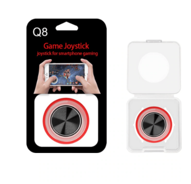 Yuvarlak Oyun Joystick Cep Telefonu Rocker, Metal Düğme Denetleyici Vantuz Ile Android İphone Uyumlu