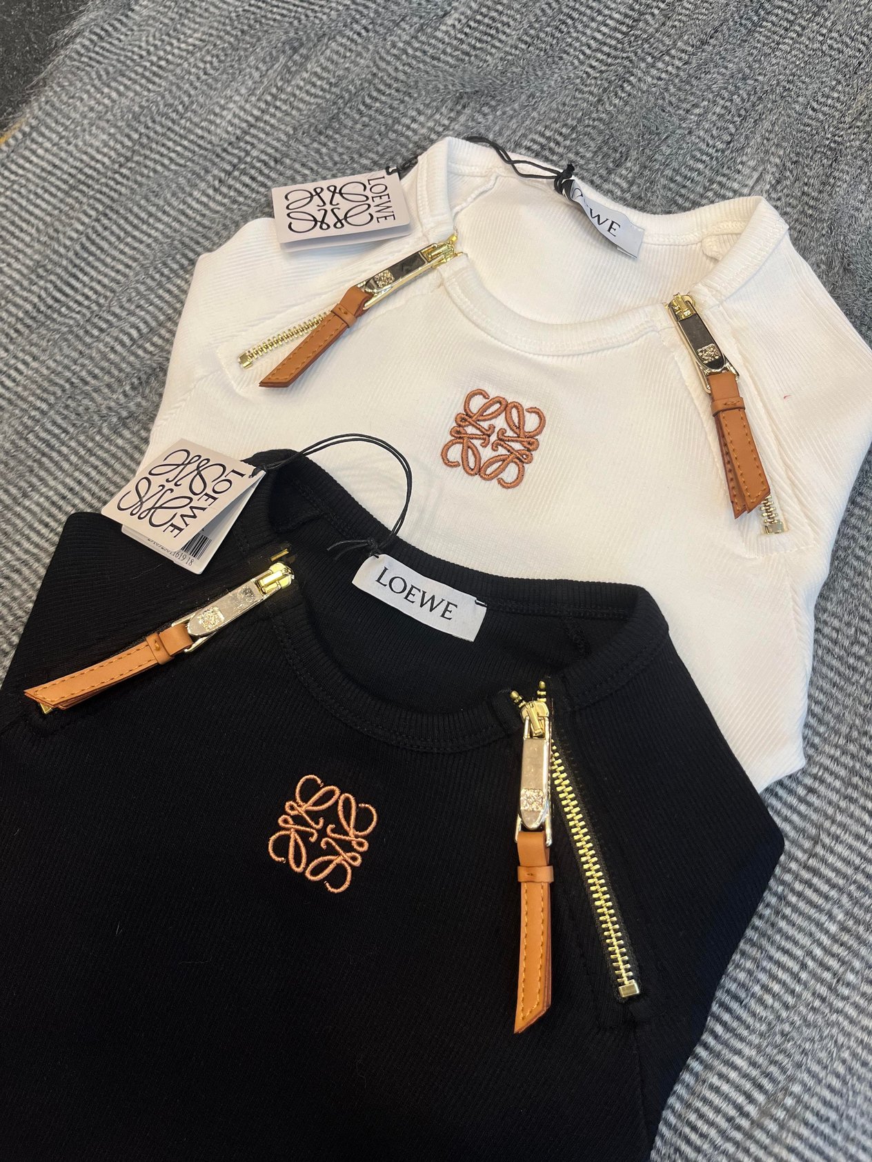 LOEWE FERMUARLI SİYAH TRİKO