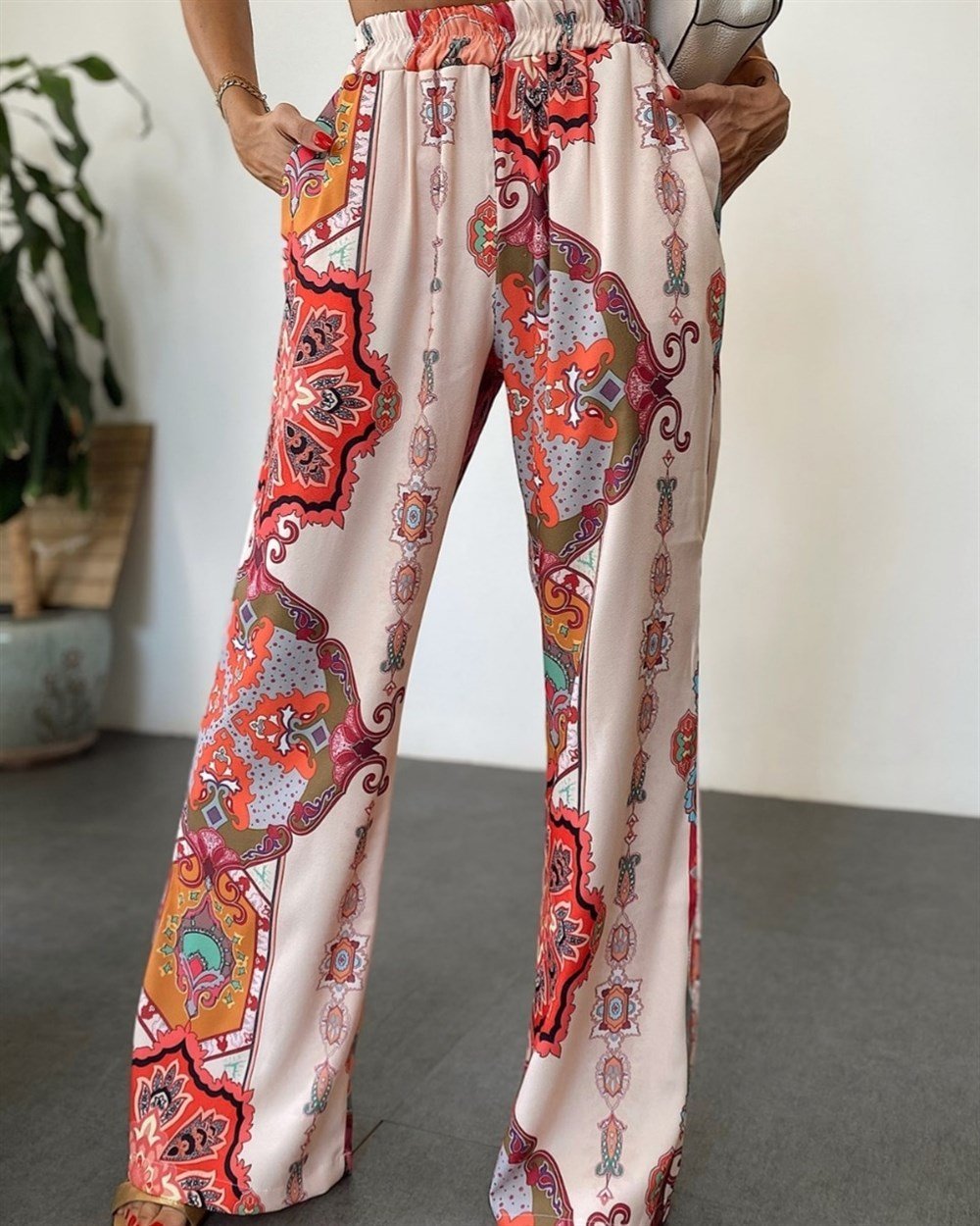 ORJİNAL MARKA ETRO DESENLİ PANTOLON