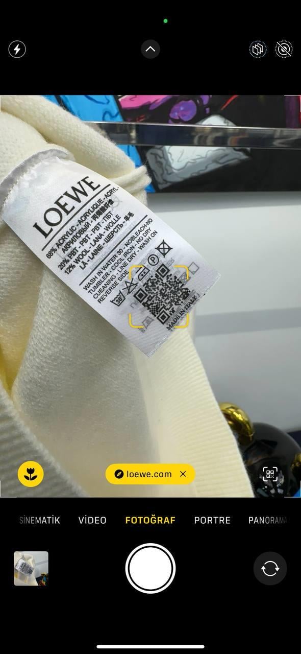 YENİ SEZON LOEWE BEYAZ YÜN KAZAK