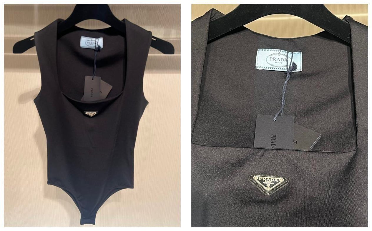 YENİ SEZON PRADA SİYAH BODY 