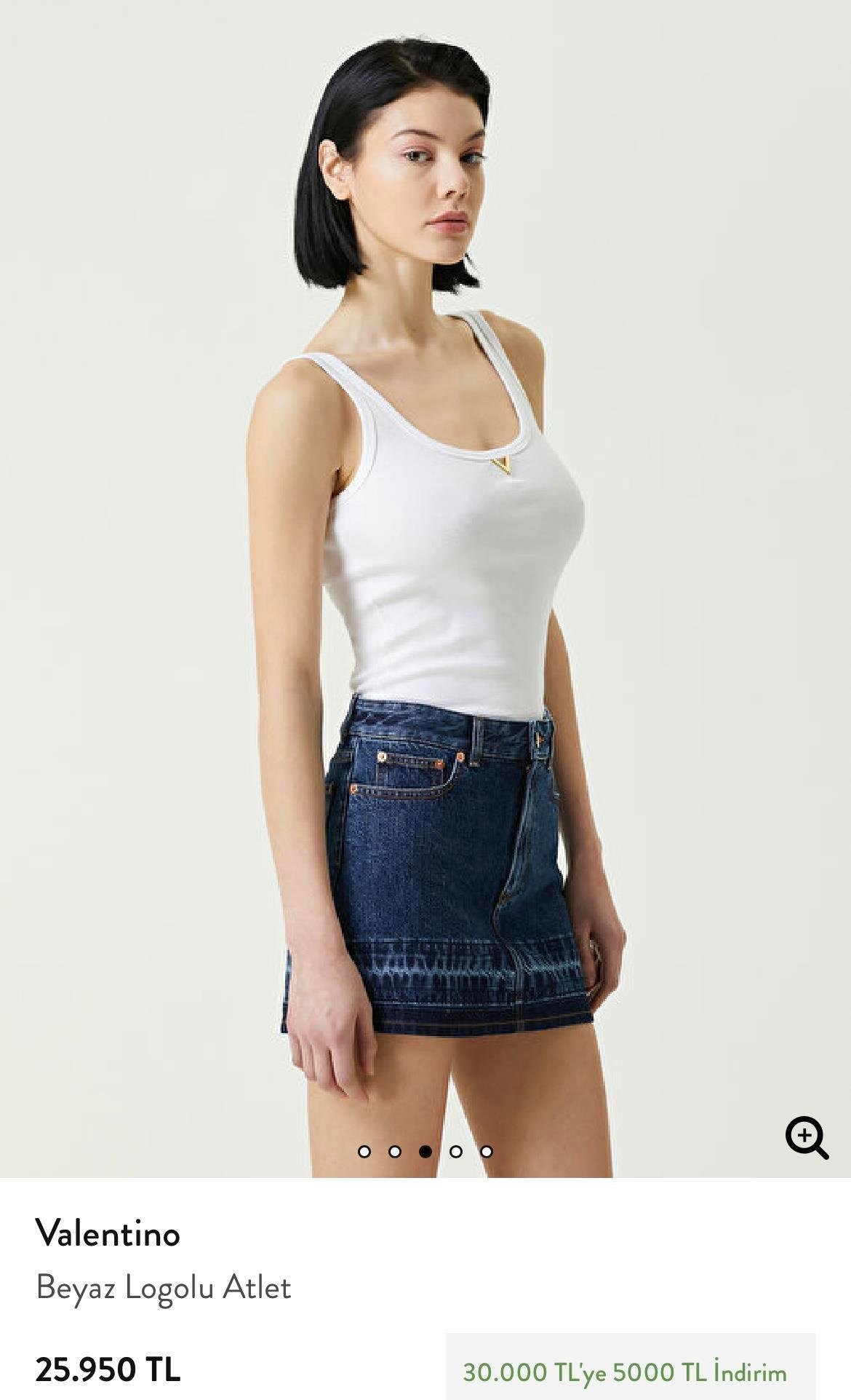 YENİ SEZON VALENTİNO BEYAZ TANK TOP