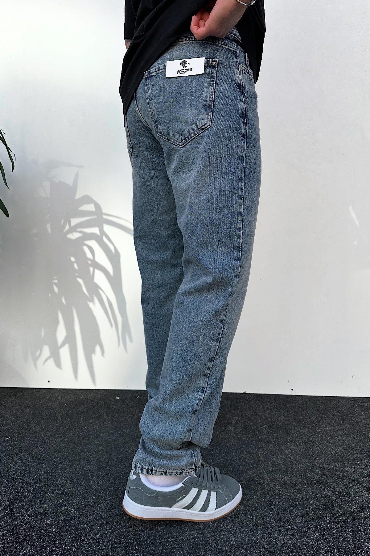 Açık Mavi Baggy Jean