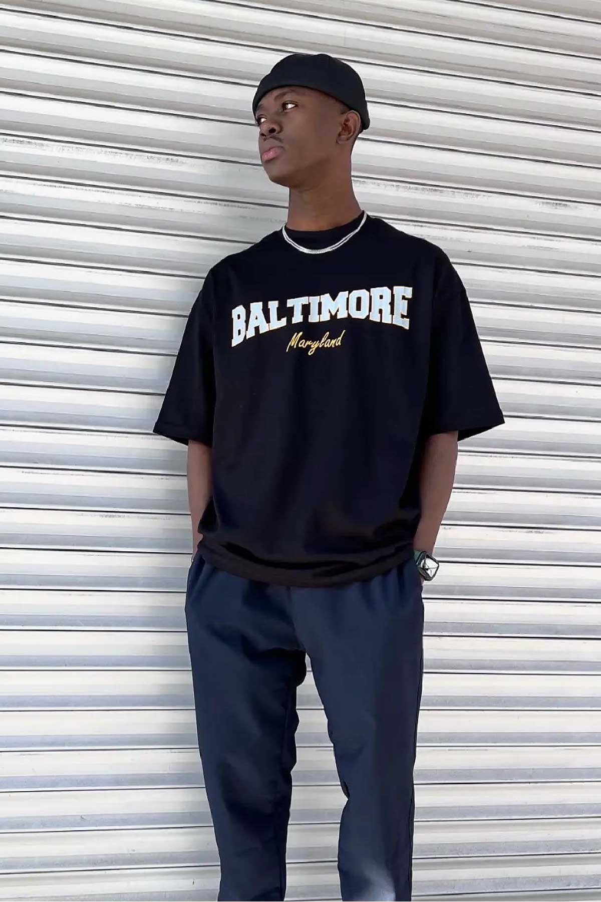 Oversize Baltımore T-Shirt