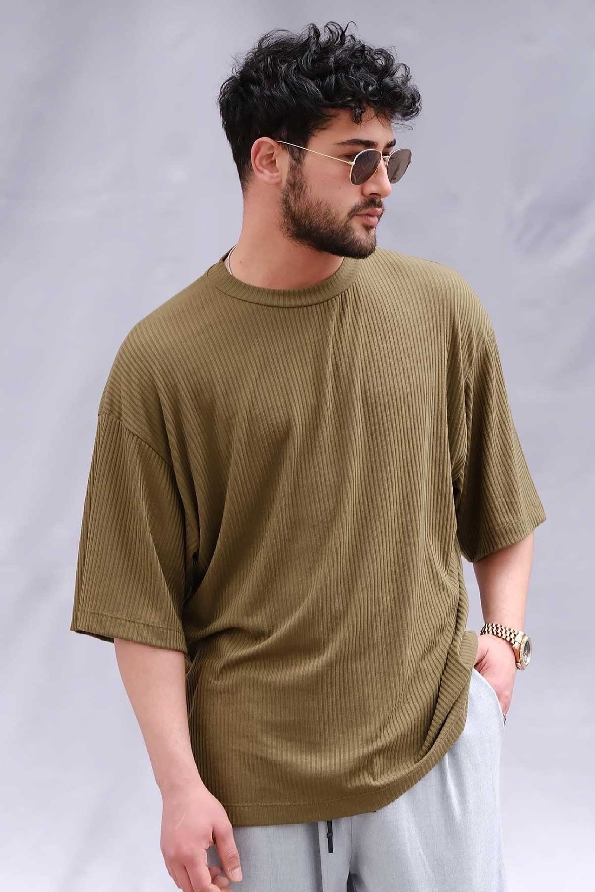 Oversize Yeşil T-Shirt