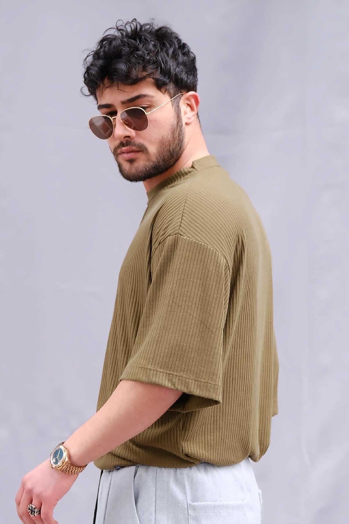 Oversize Yeşil T-Shirt