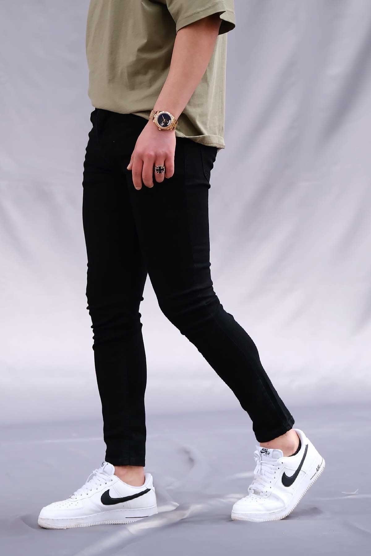 Slim Fit Siyah Jean 