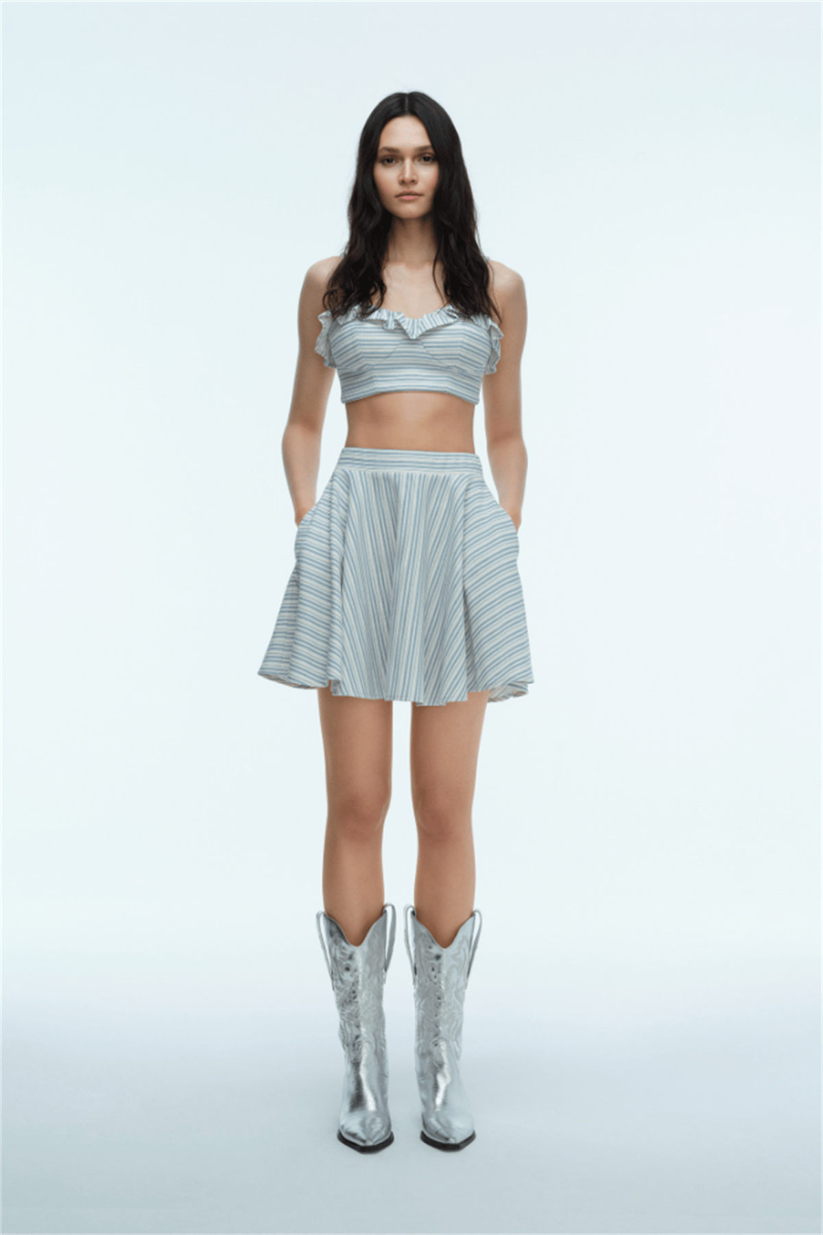 Milos Knitted Mini Skirt