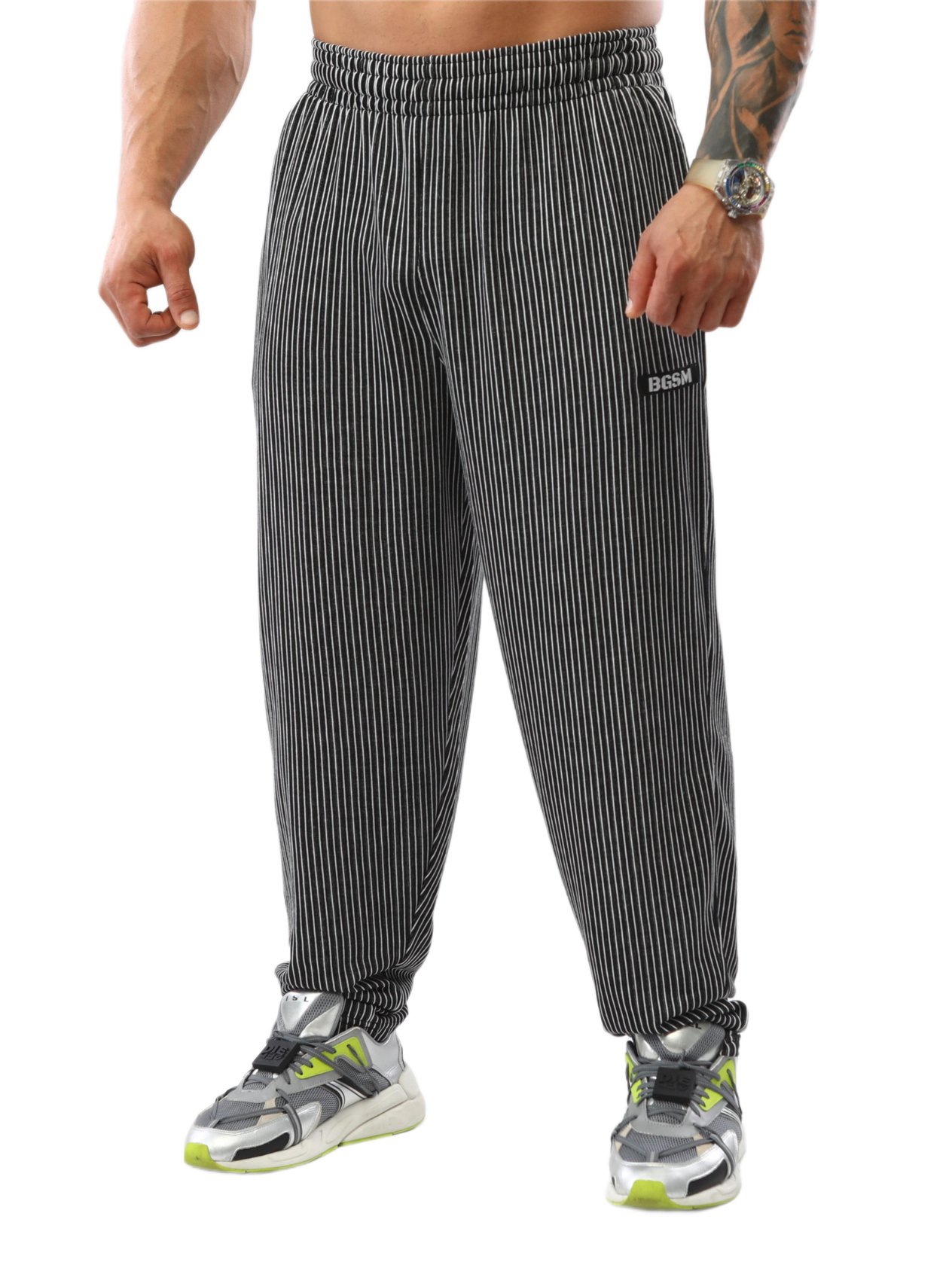 Erkek Loose Fit Şalvar Kesim Eşofman Altı Gym Pantolon BGSM PNT1356