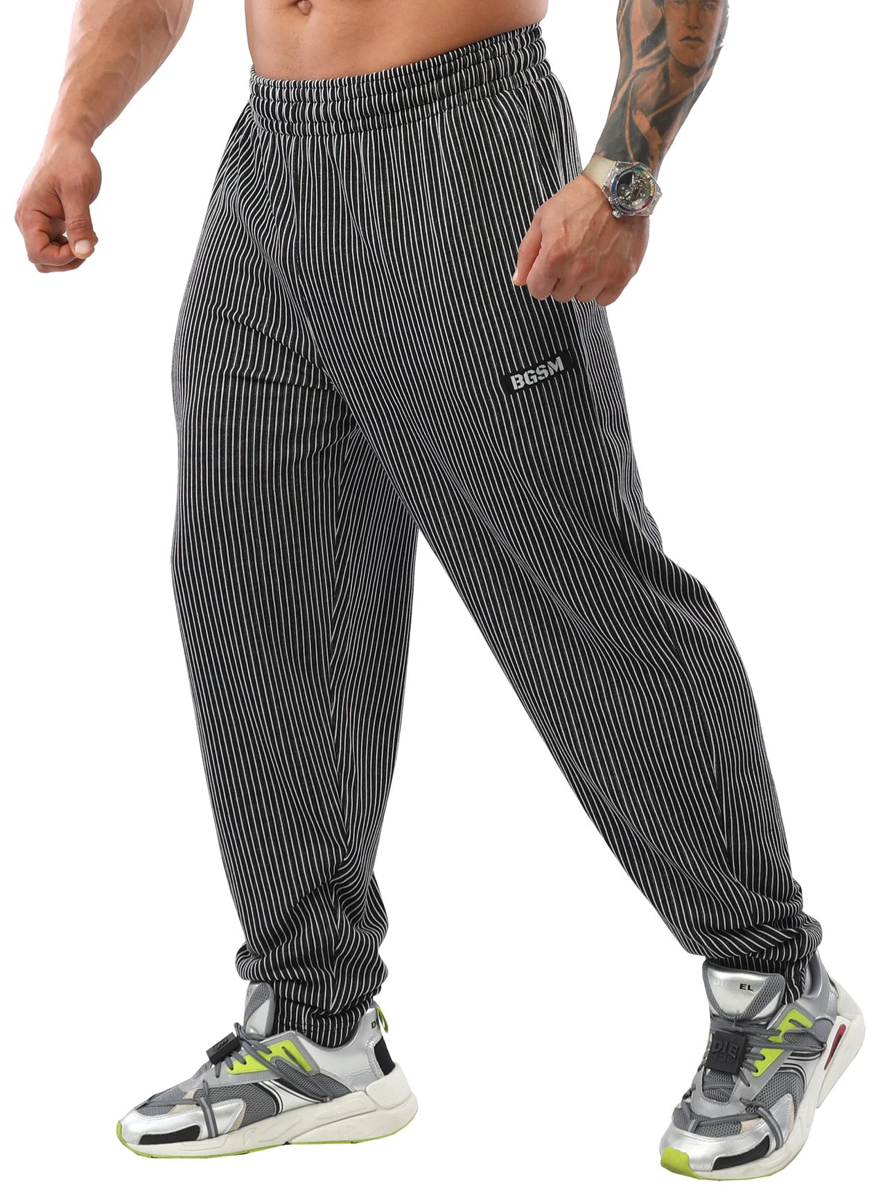 Erkek Loose Fit Şalvar Kesim Eşofman Altı Gym Pantolon BGSM PNT1356