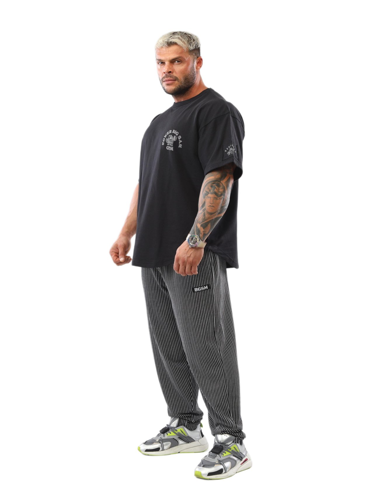 Erkek Loose Fit Şalvar Kesim Eşofman Altı Gym Pantolon BGSM PNT1356