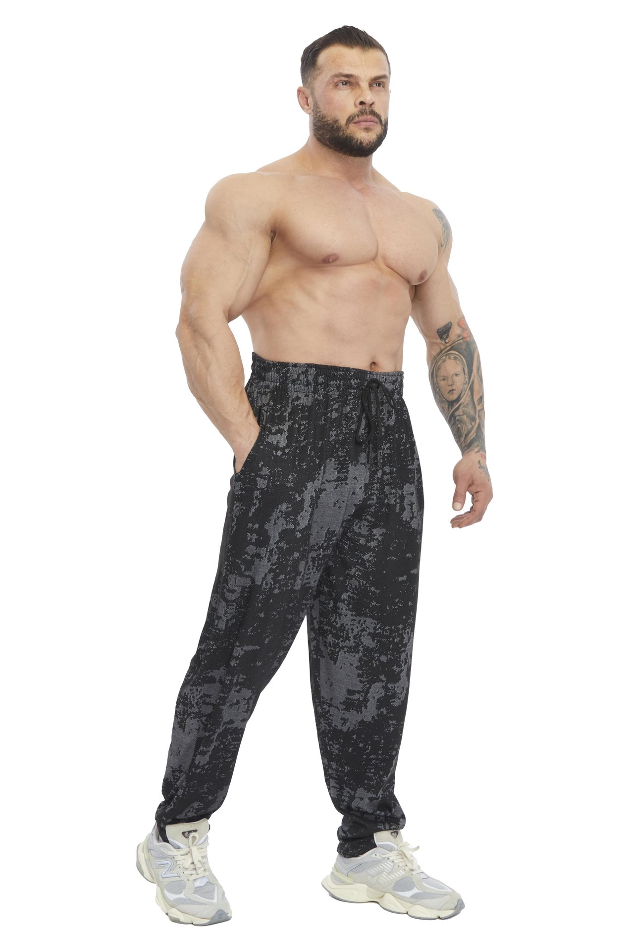 Eşofman Altı Teknik Kamuflaj Body Pantolon Big Sam 1269