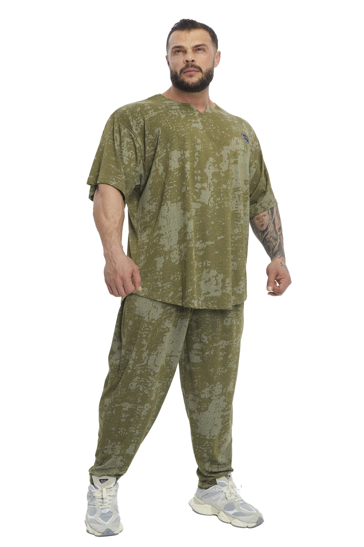 Eşofman Altı Teknik Kamuflaj Body Pantolon Big Sam 1285