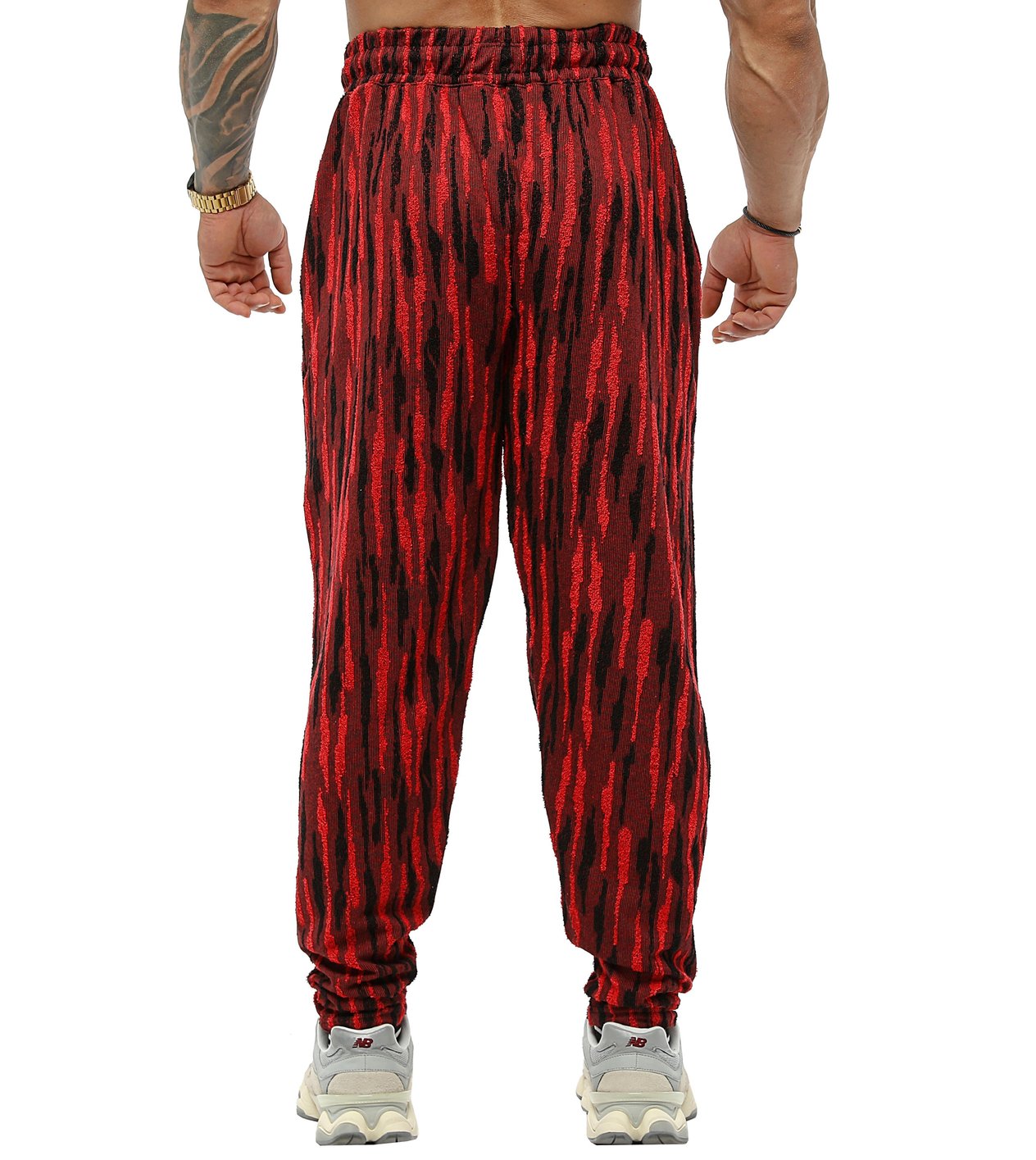 Kışlık Eşofman Altı Dokulu Oversize Body Pantolon