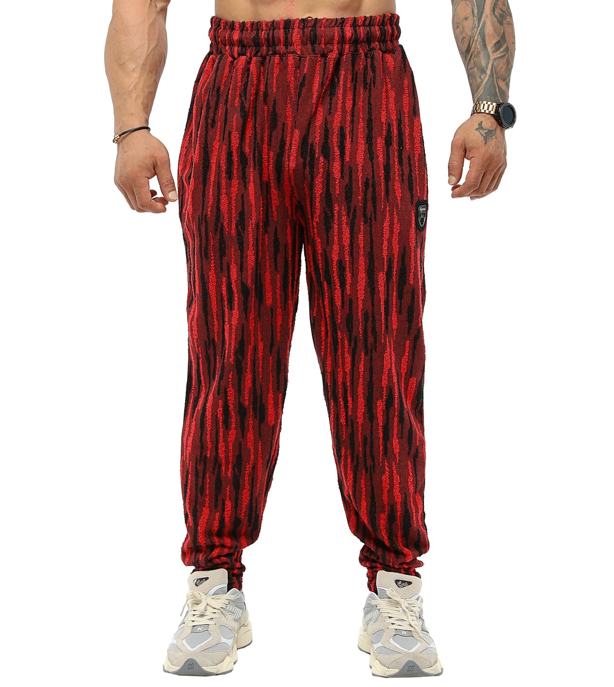 Kışlık Eşofman Altı Dokulu Oversize Body Pantolon