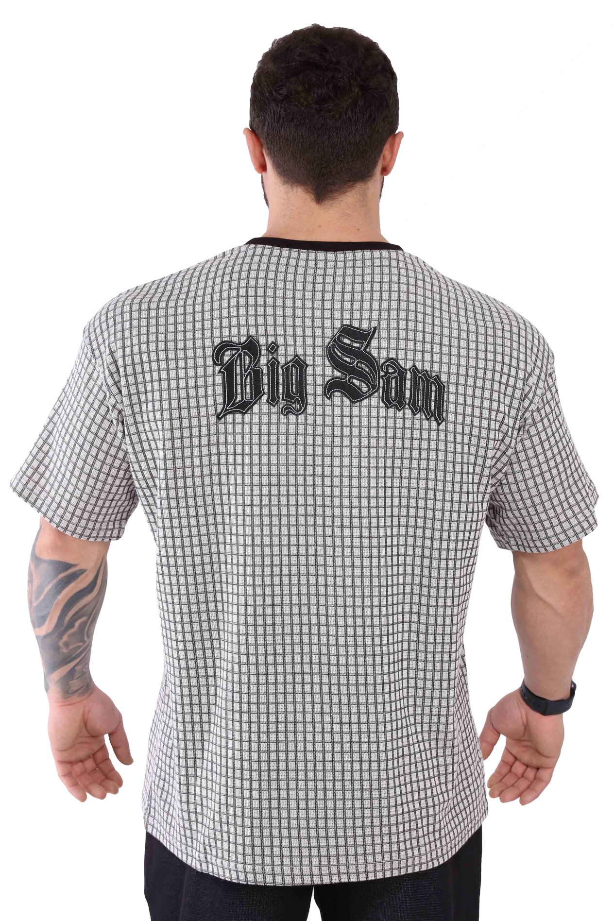 Spor T-shirt Bol Kesim Pamuklu Üst Big Sam 2765