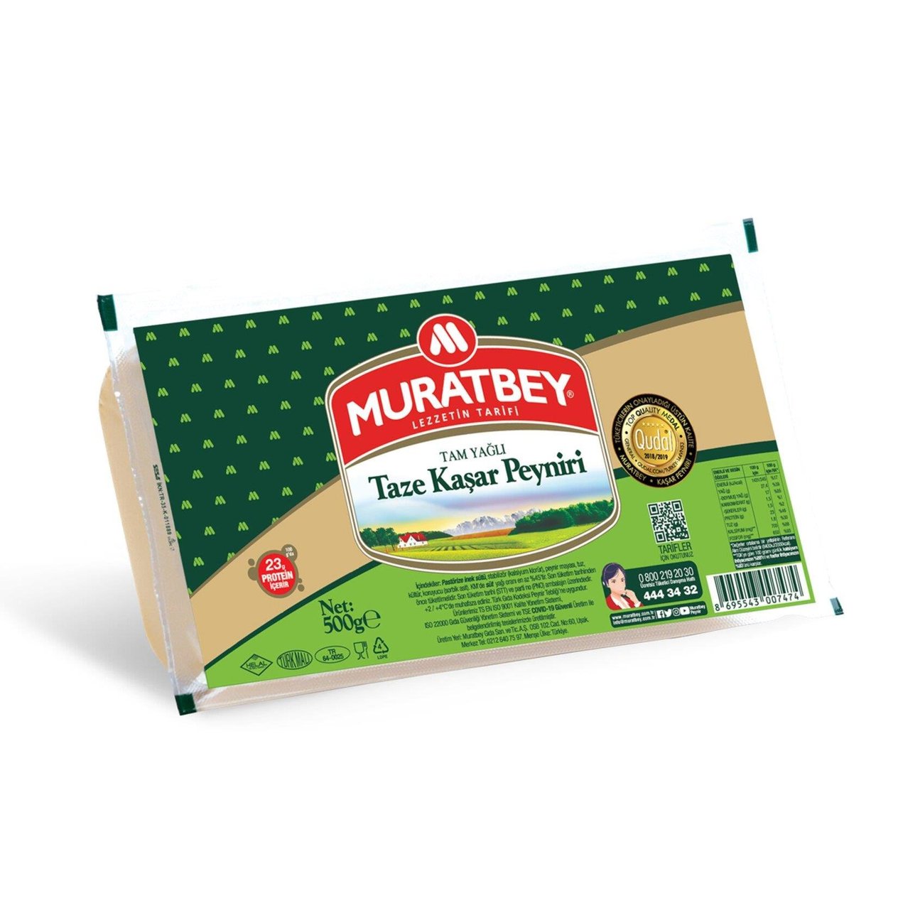 Muratbey Kaşar 500 Gr