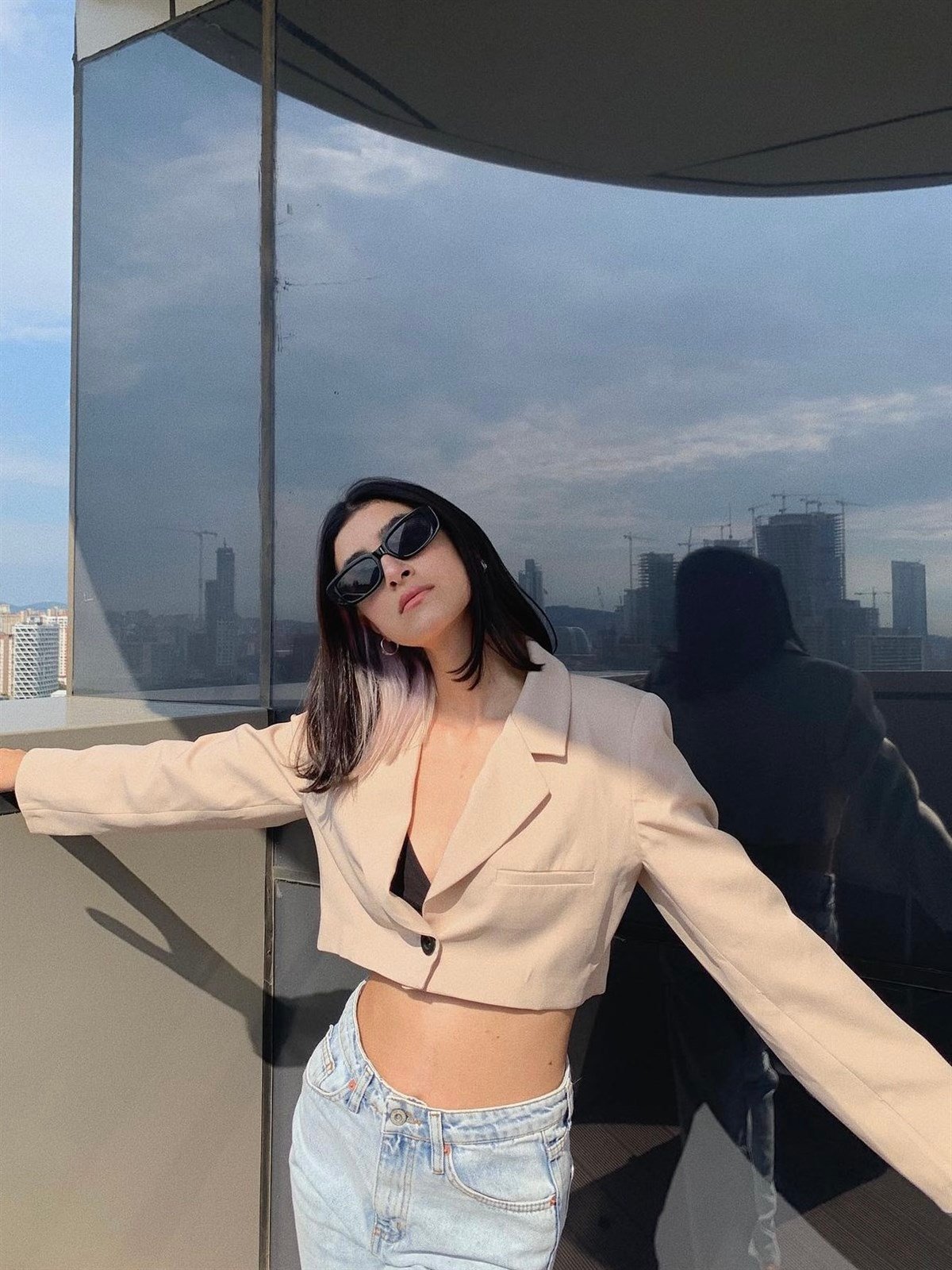 Crop Blazer Ceket
