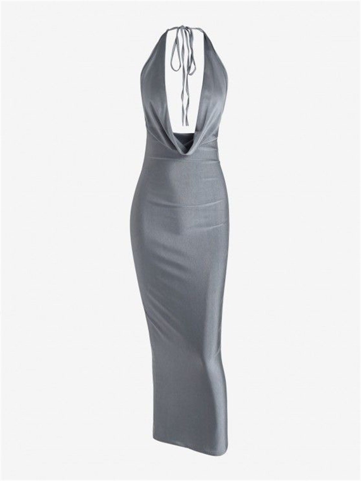Avant-Garde Dress - Sırt Dekolteli Elbise