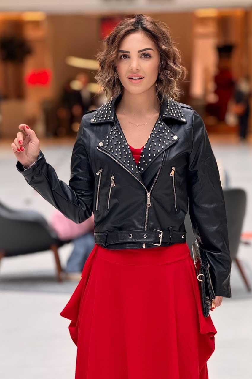 Siyah Deri Ceket