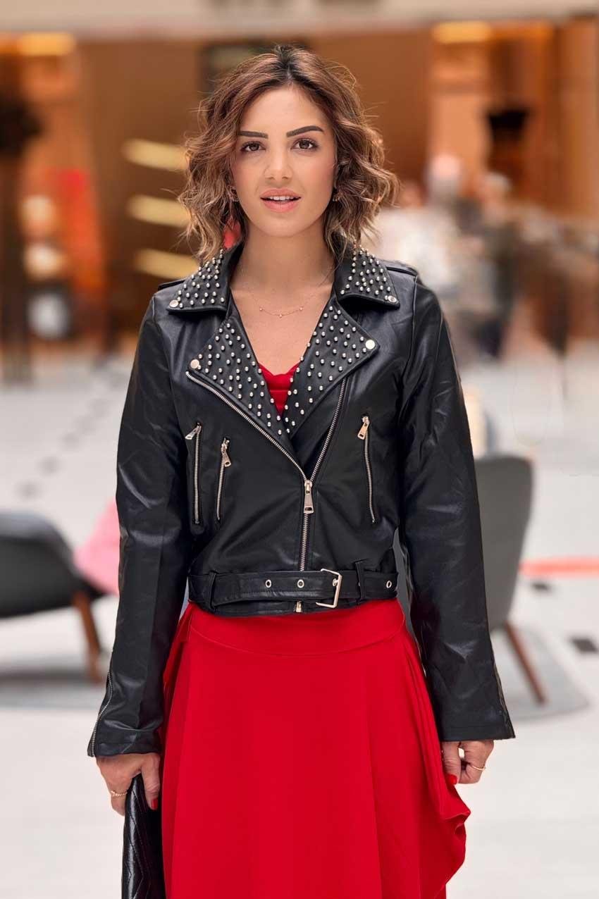 Siyah Deri Ceket