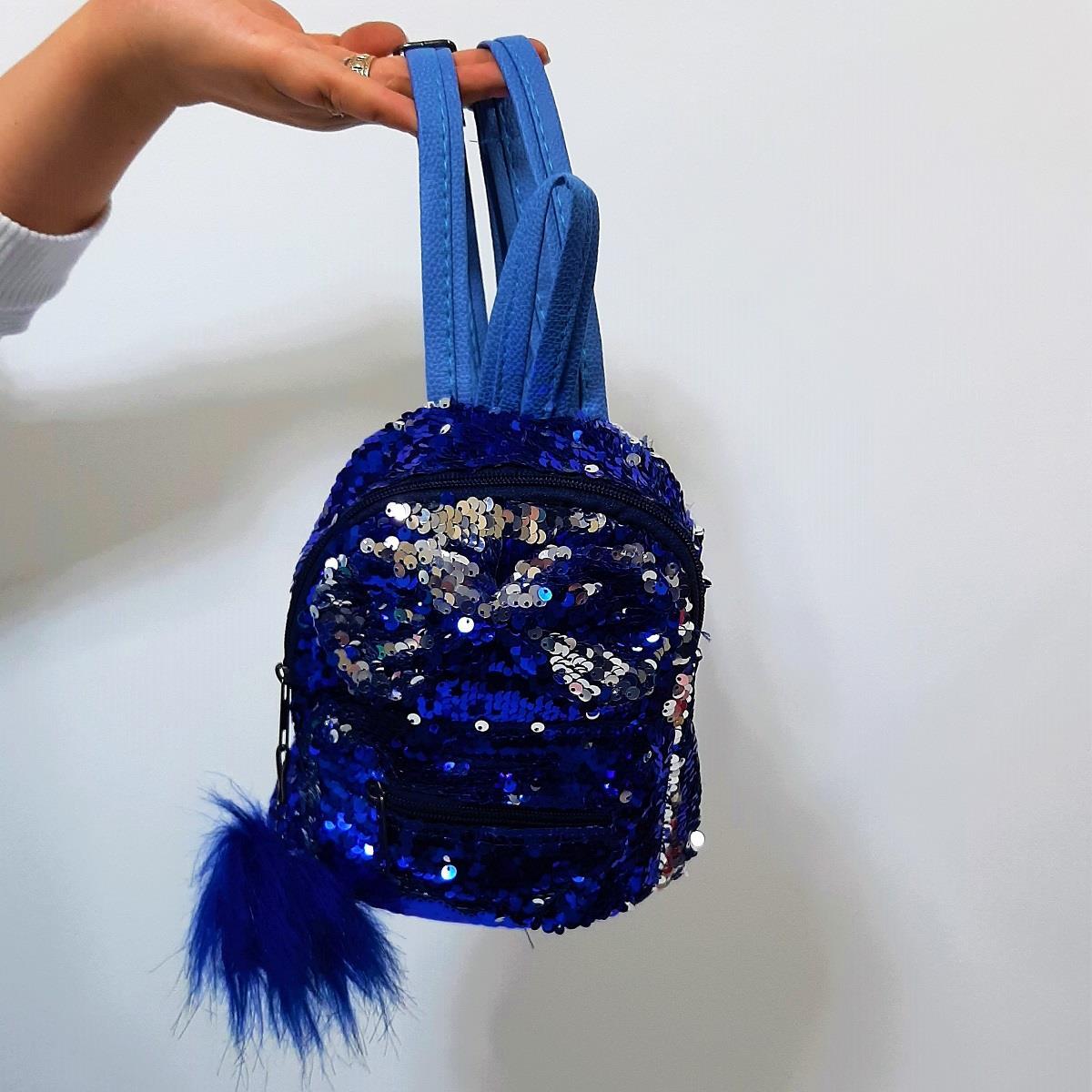 Fiyra crn Saks Pullu Kız Çocuk Sırt Çantası (16cmx20cmx10cm)