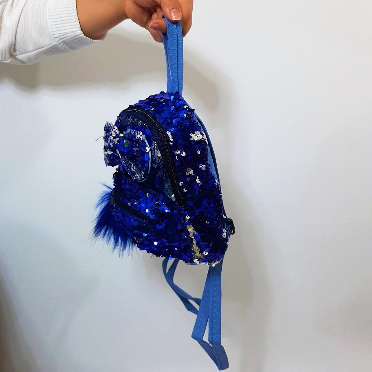Fiyra crn Saks Pullu Kız Çocuk Sırt Çantası (16cmx20cmx10cm)