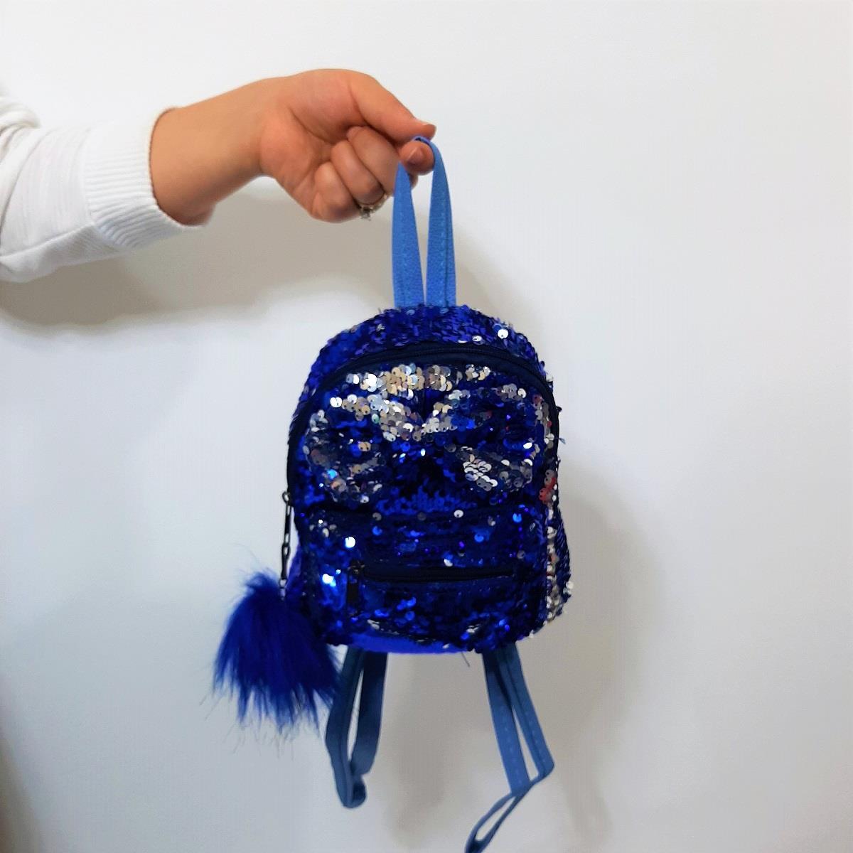 Fiyra crn Saks Pullu Kız Çocuk Sırt Çantası (16cmx20cmx10cm)