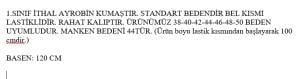 Kadın Haki Ayrobin Kumaş Beli Lastikli Standart Beden Pantolon