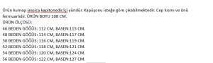 Kadın Lacivert Uzun Jessica Kapitone Büyük Beden Mont