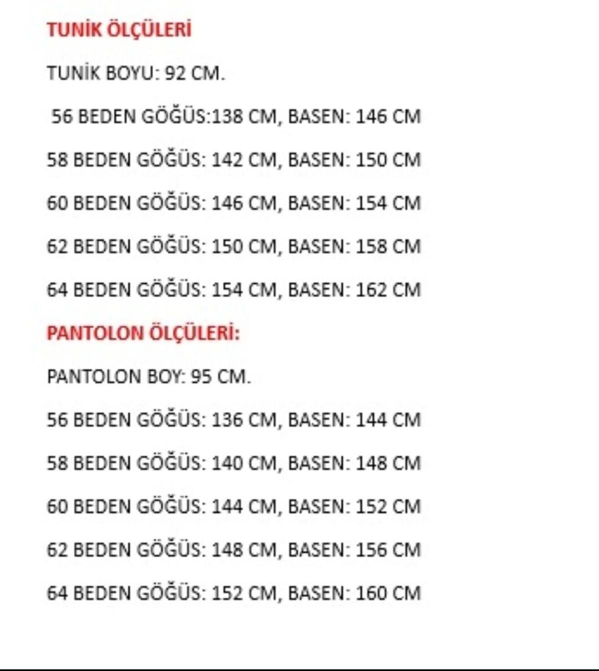 KADIN TURLU LİKRALI  BÜYÜK BEDEN İKİLİ TAKIM
