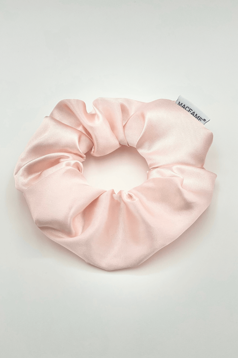 Pembe Saten Led Scrunchie