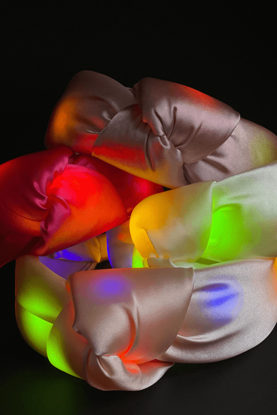 Led Light Up Padded Headband Pastel Pink