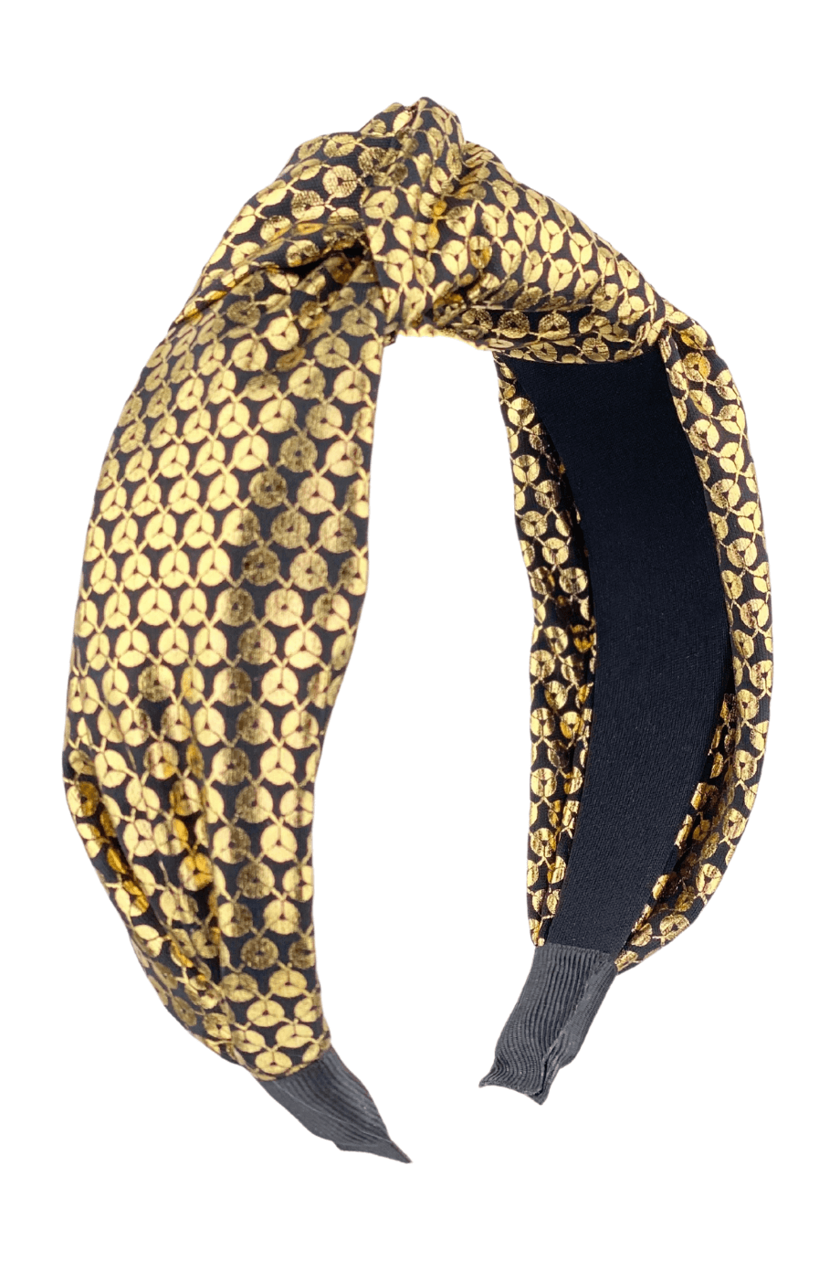 Gold Sequin Printed Headband for Women