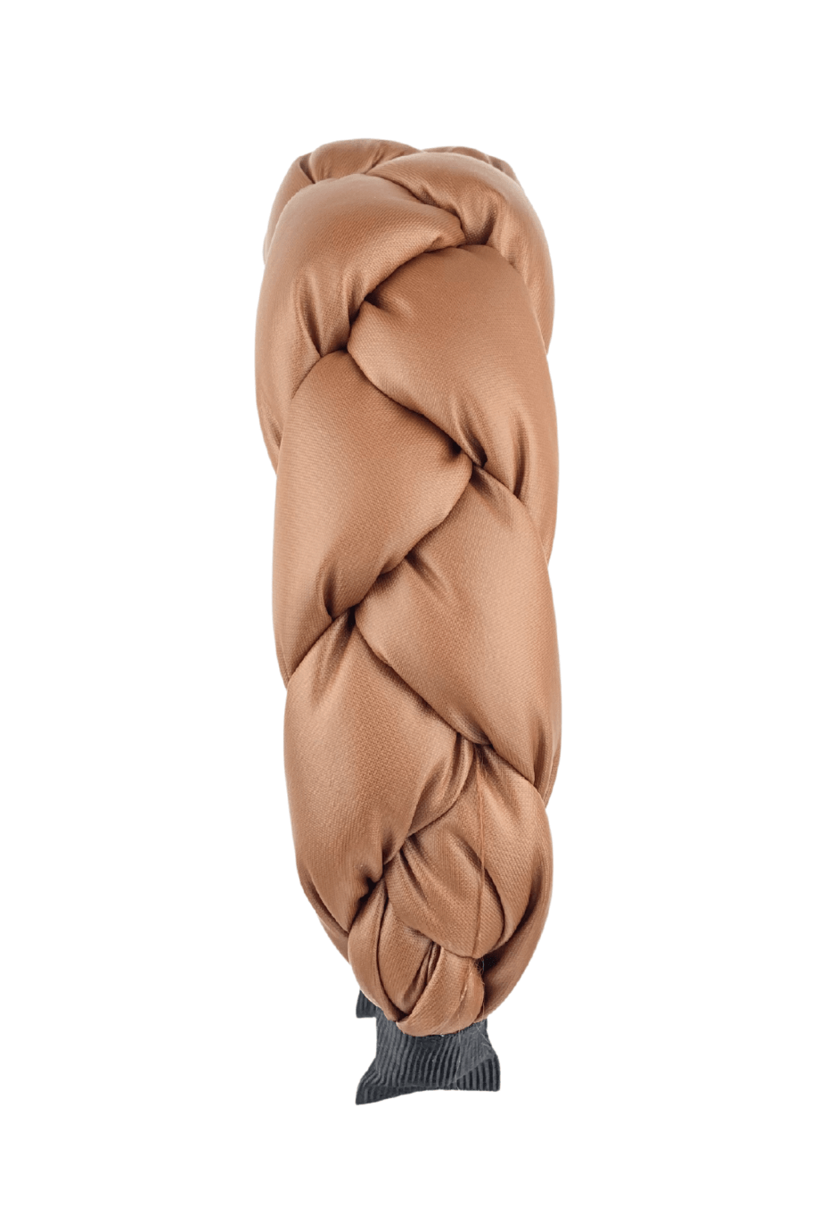 Brown Leather Braided Headband