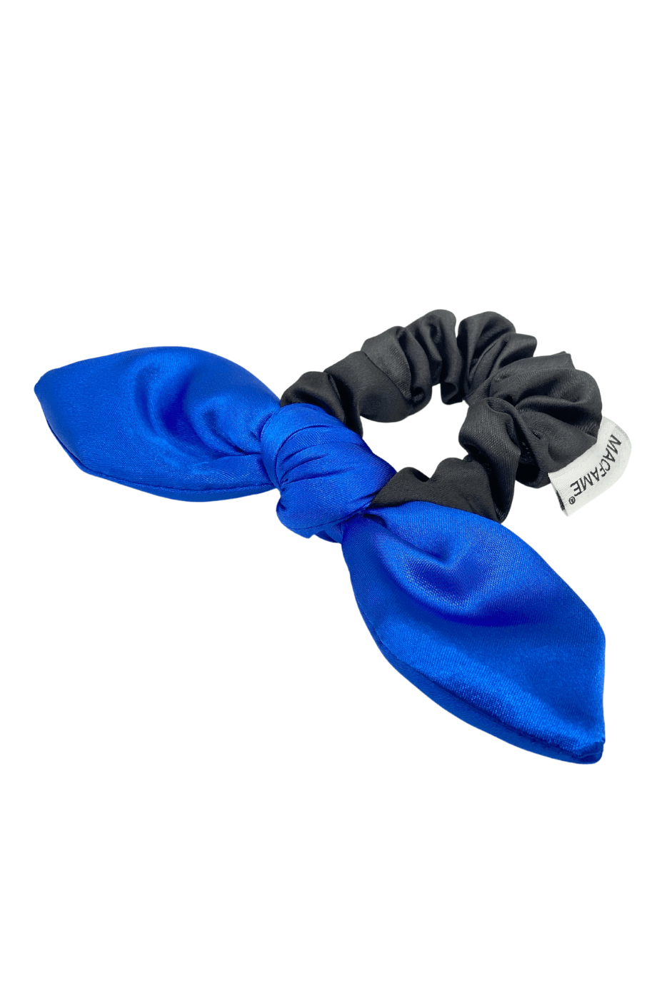 Bunny Ears Satin Scrunchie Sax