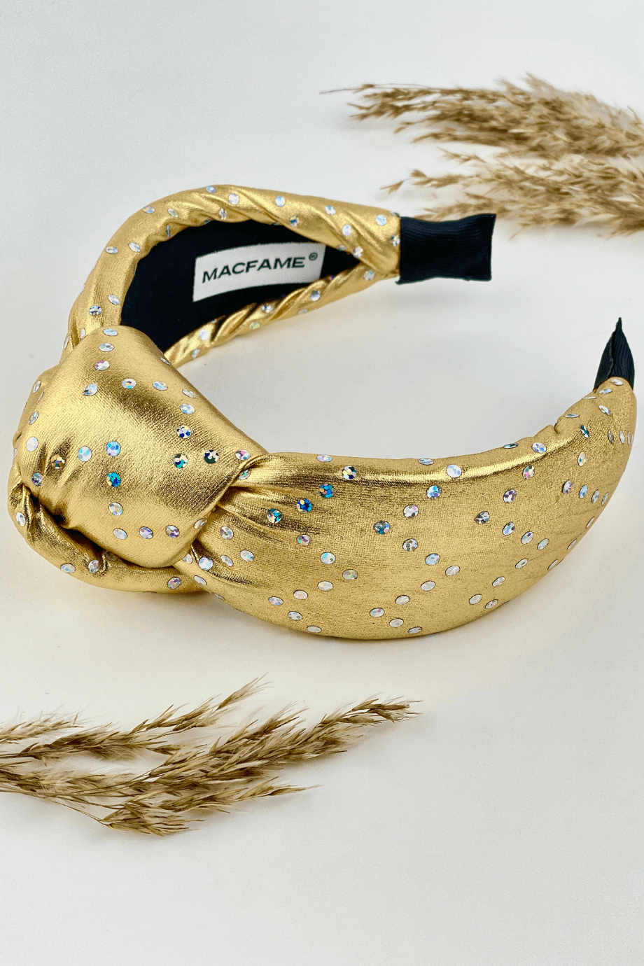 Shimmer Padded Headband Gold