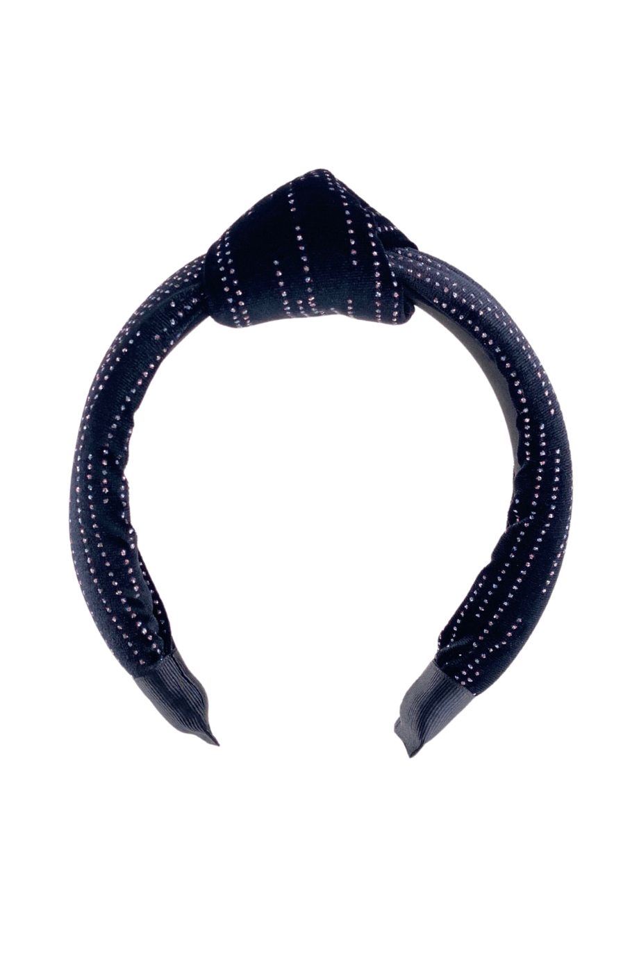 Velvet Headband with Stone Emblishment