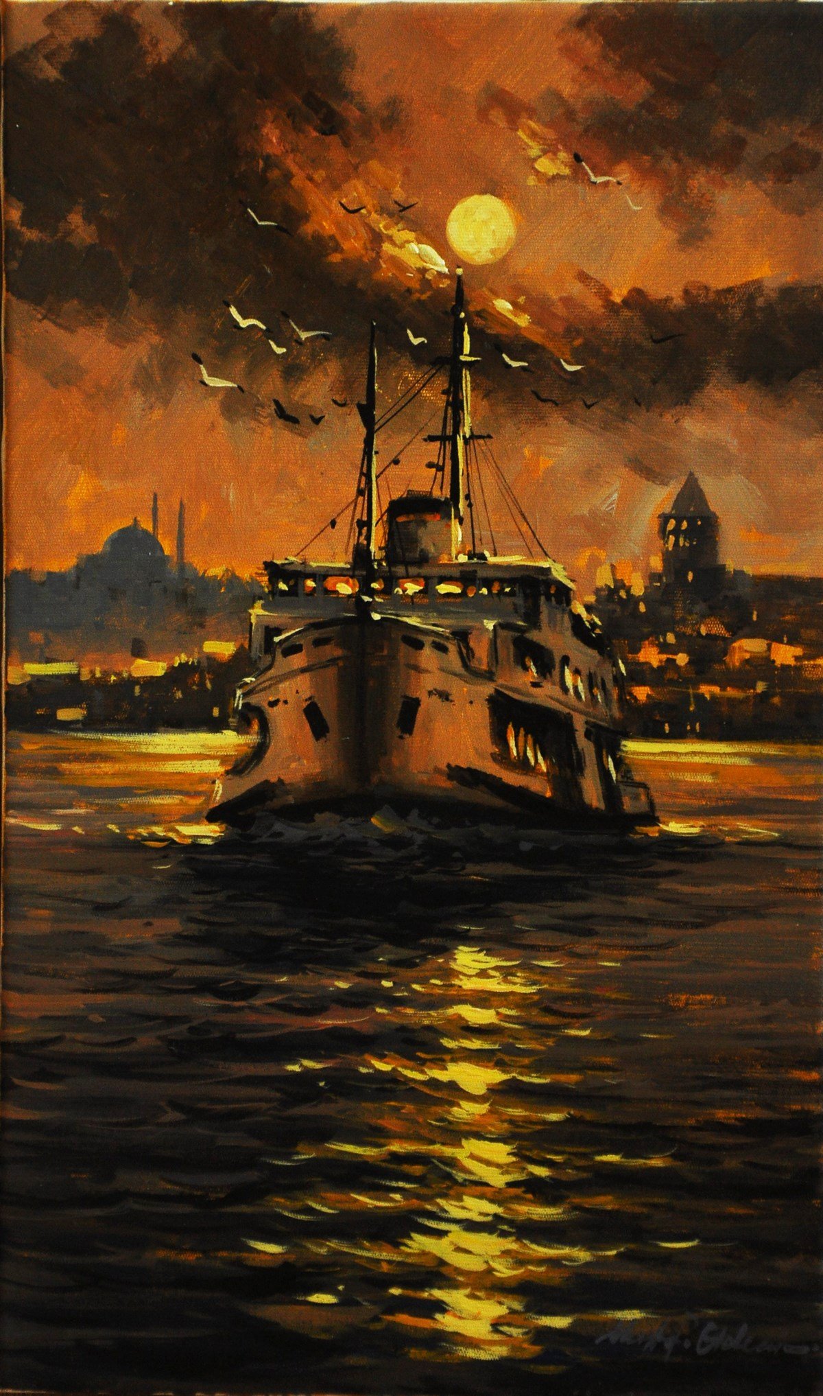 Karanlıktaki Gemi | 50 x 70