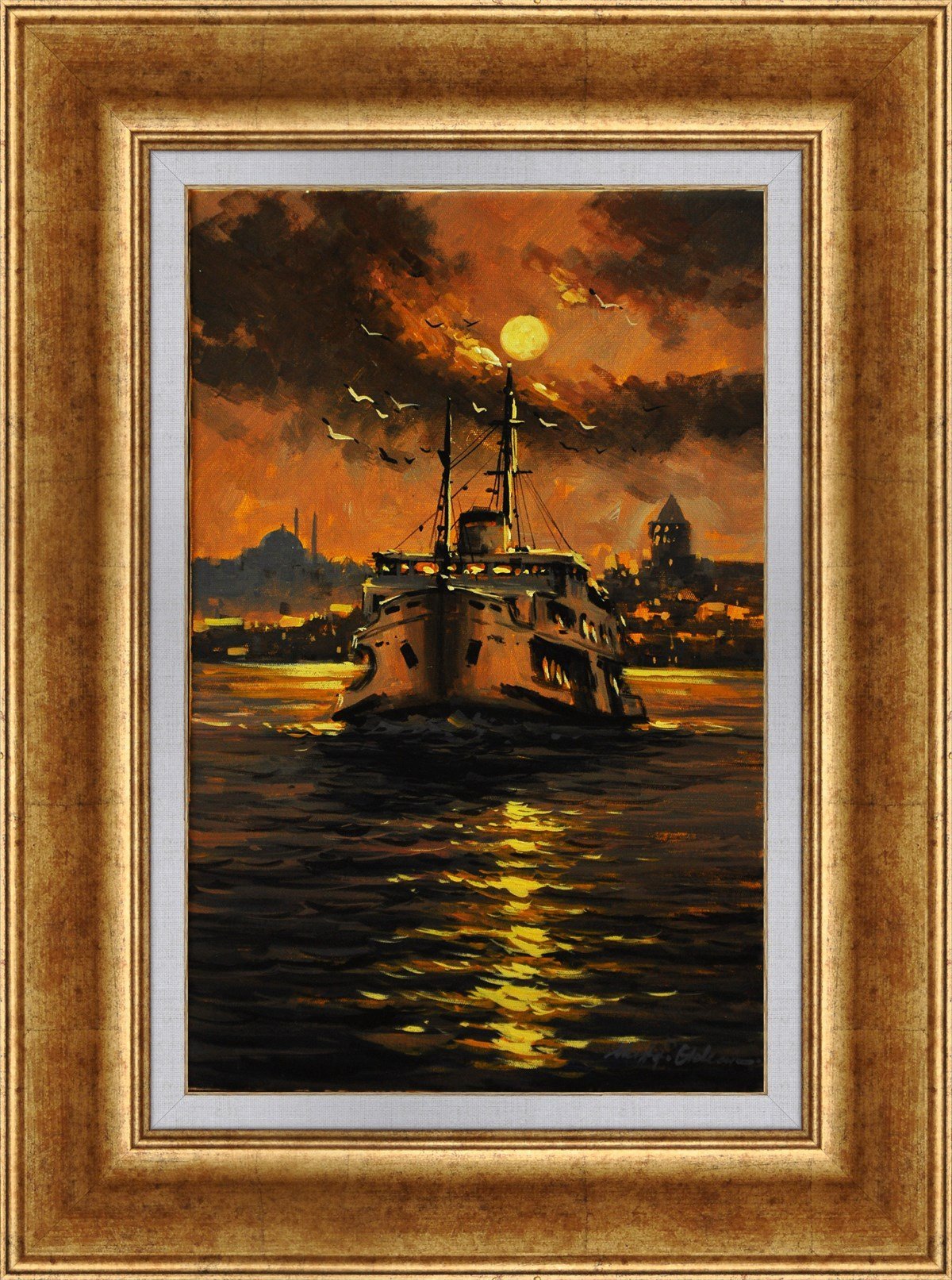 Karanlıktaki Gemi | 50 x 70