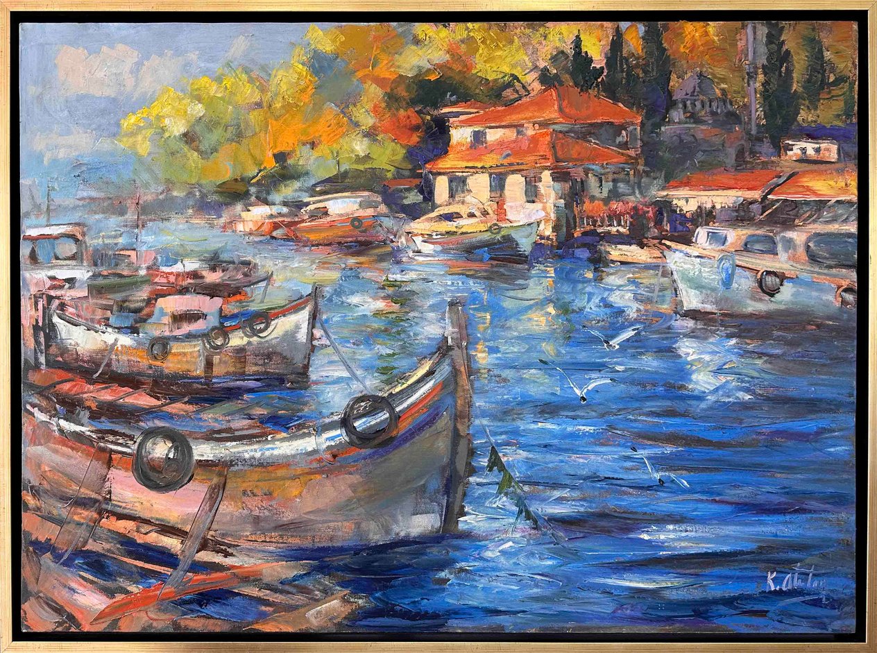 Kıyı Güzelliği | Yağlı Boya Tablo