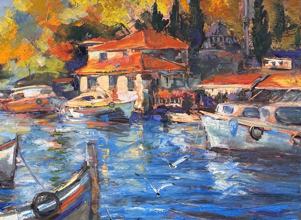 Kıyı Güzelliği | Yağlı Boya Tablo