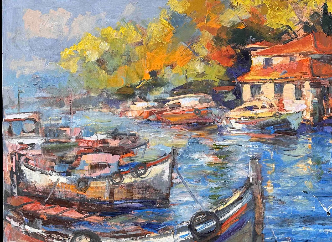 Kıyı Güzelliği | Yağlı Boya Tablo