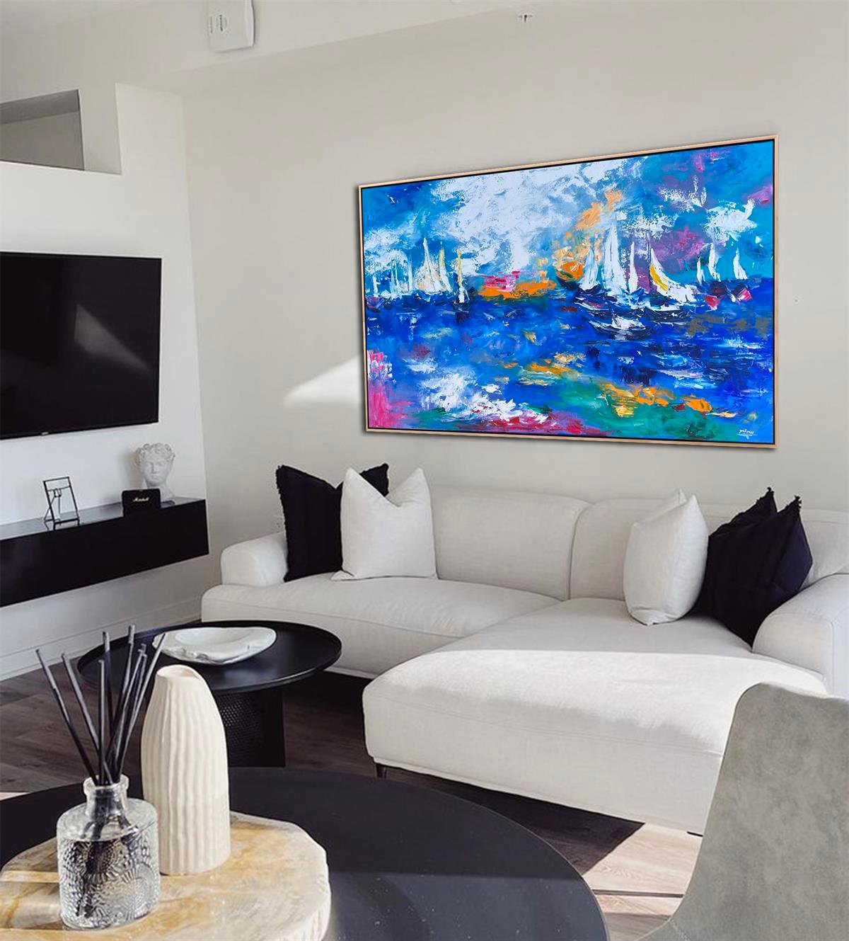 Modern yağlı boya tablolarkozaart galeri | El yapımı orjinal yağlı boya tablo satış sitesi