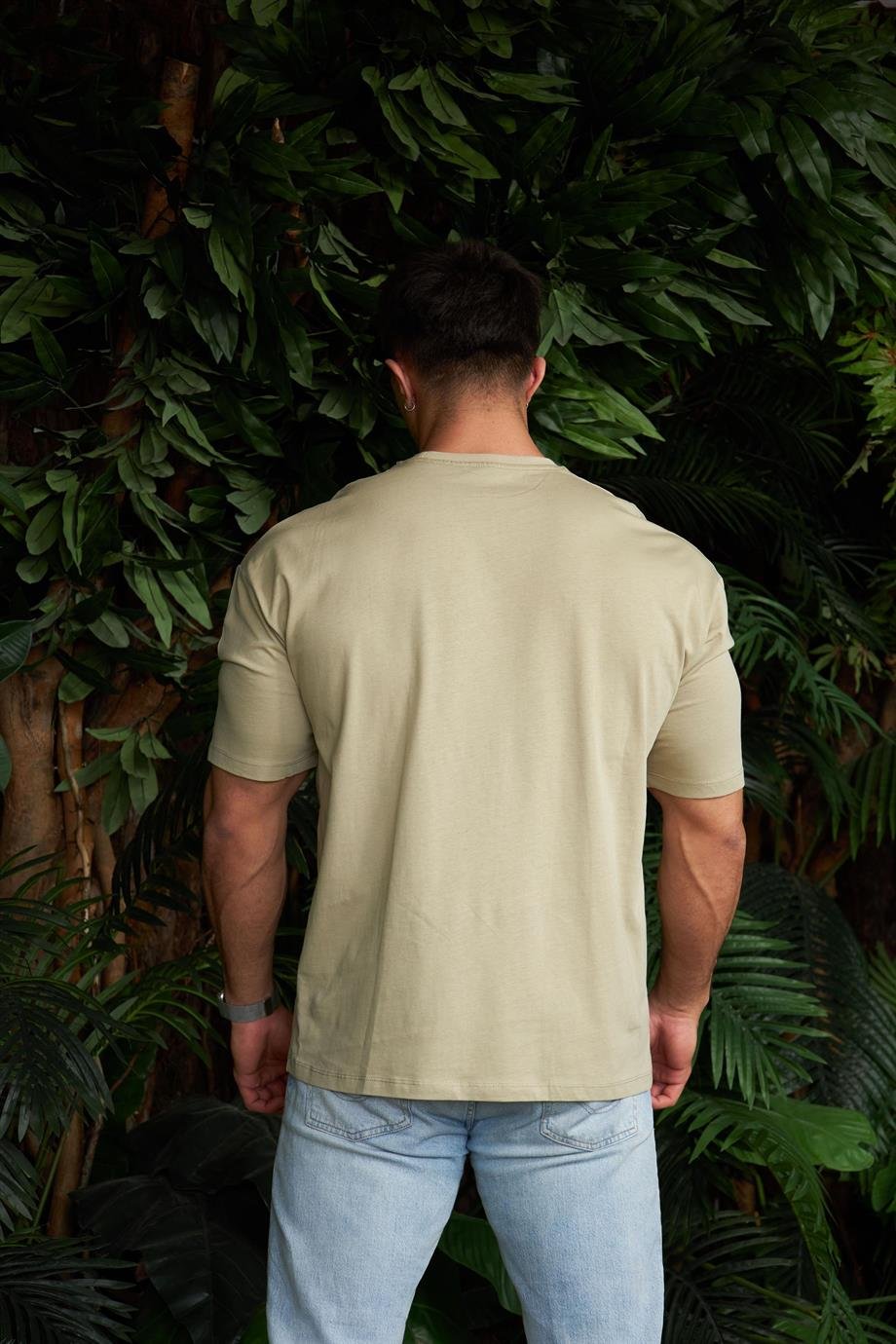 Nakış Detaylı Oversize Tshirt