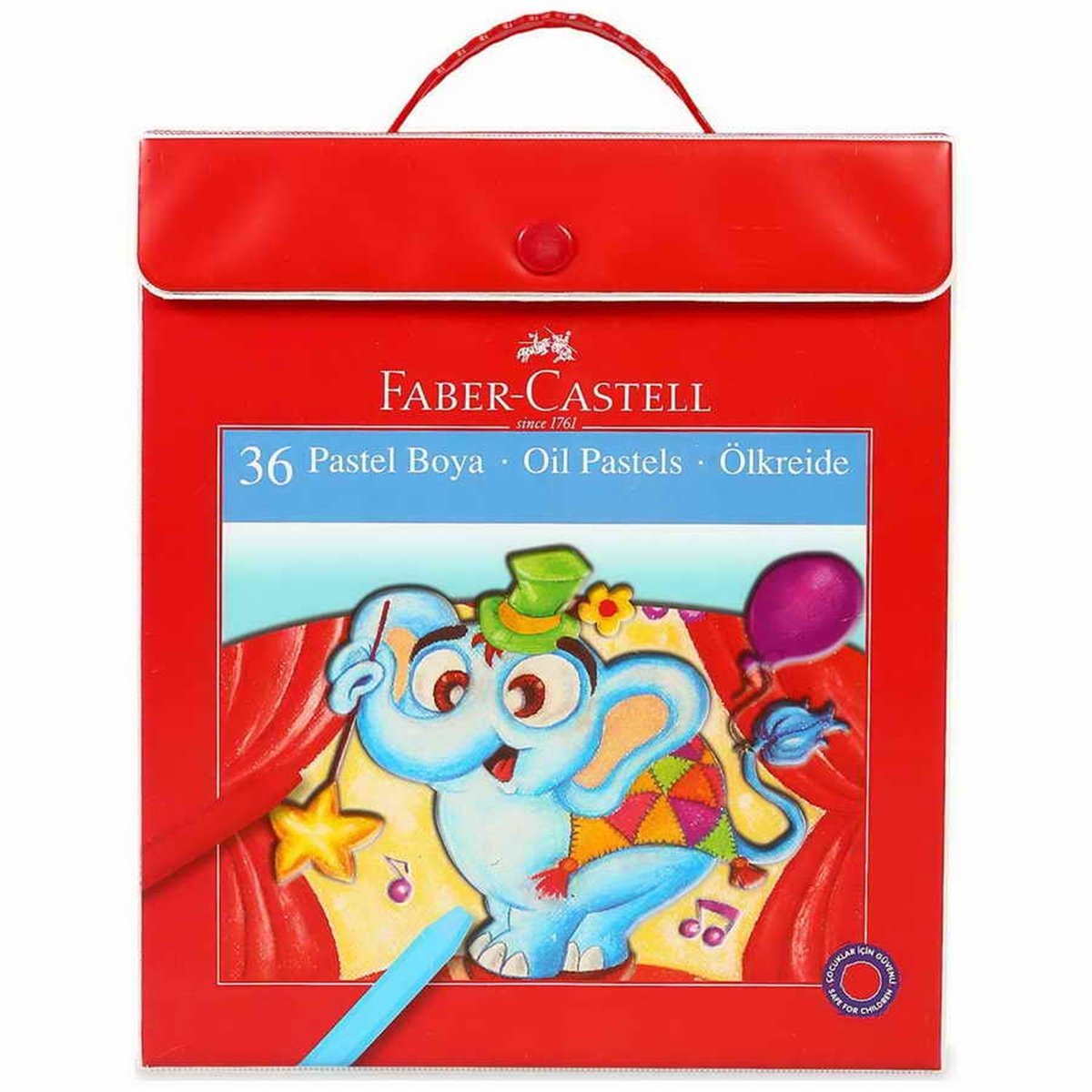 Faber Castell 5282000003 Karton Çantalı Pastel Boya 36 Renk 