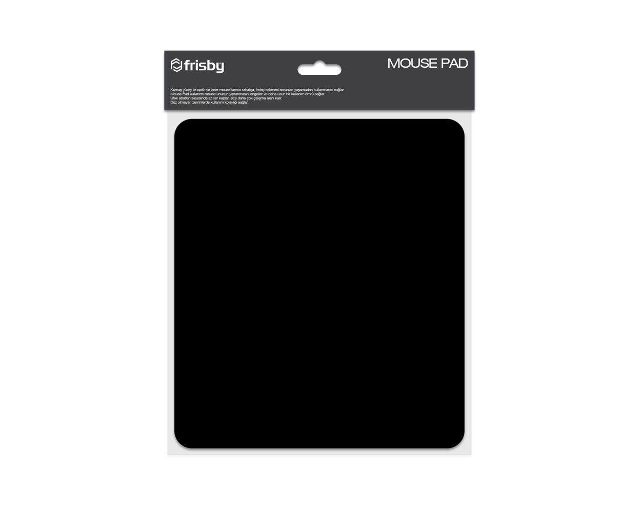 Frisby Mouse Pad Kumaş (Siyah)220 x 250 x 5mm 