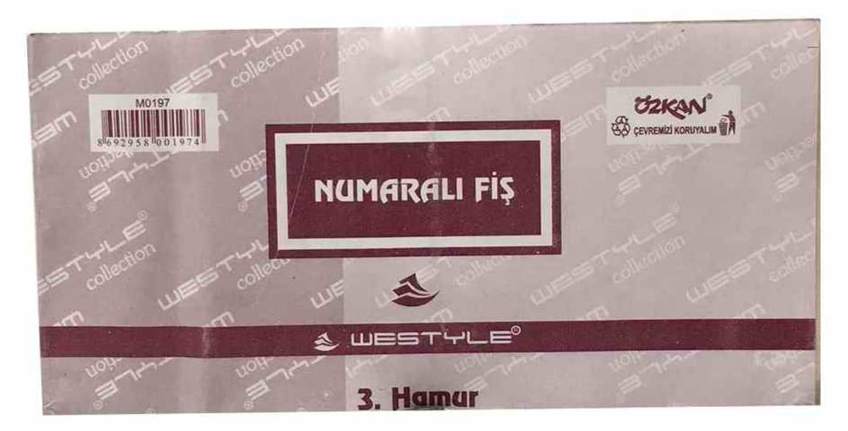 Özkan Bm544 Numarali Fis 3.Hamur 